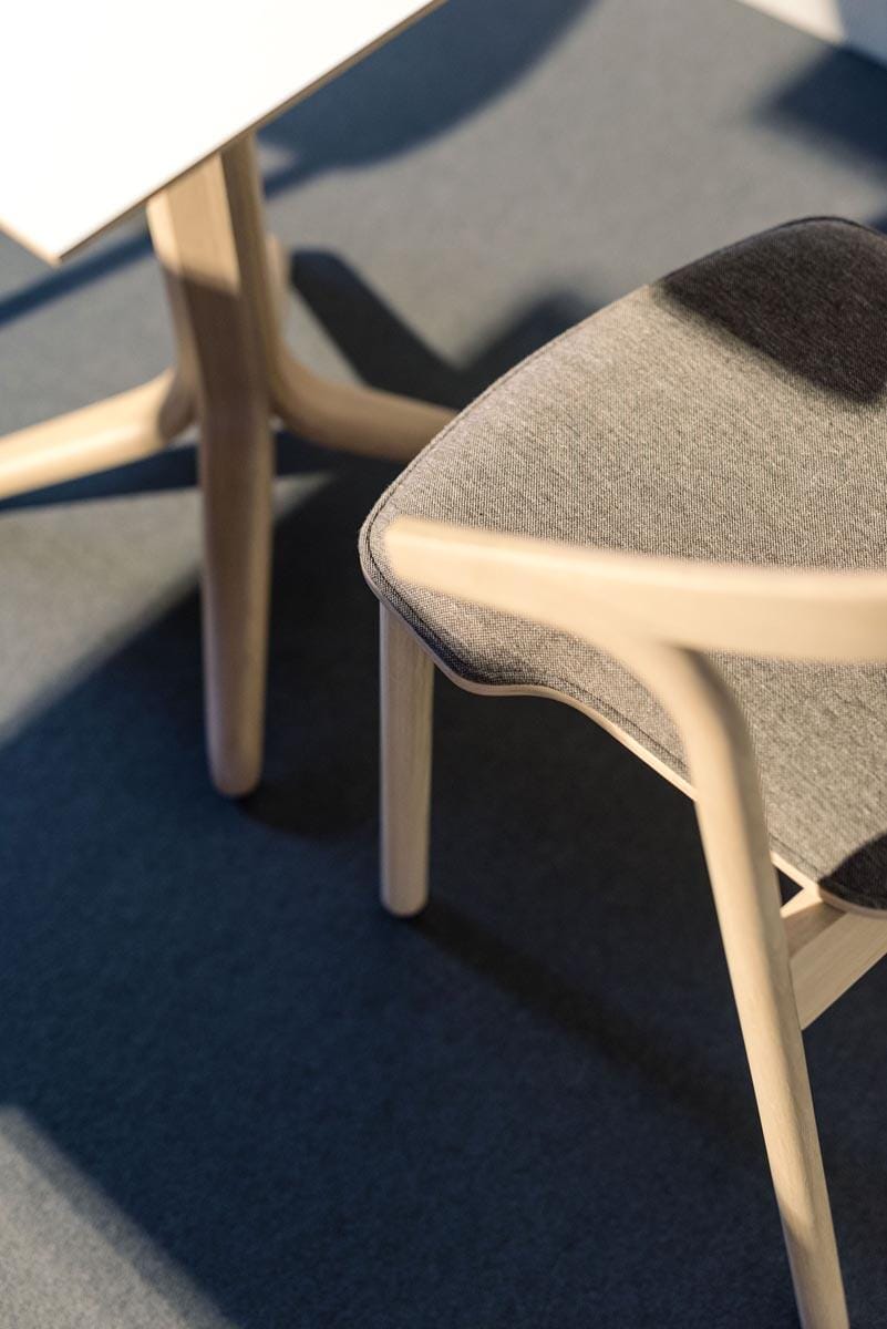 Дубовый стул с мягким сиденьем ALKI MAKIL ARCH-00070367 - Вид №2