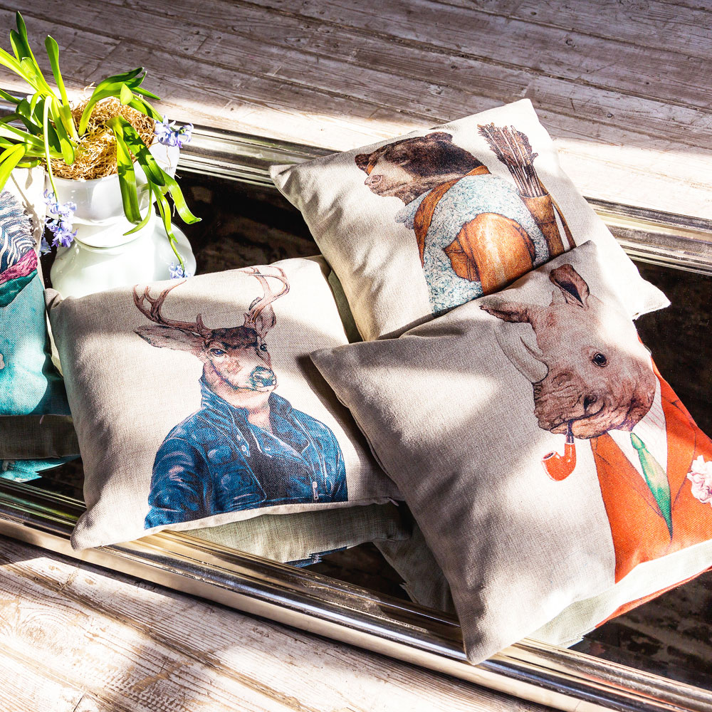 2719009 Декоративная подушка «Мистер Носорог» Object Desire  - Вид №2