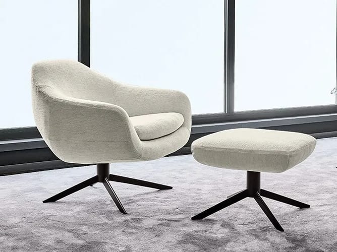 Вращающееся кресло с подлокотниками Arketipo крупным планом ARCH-00072893 - Вид №3