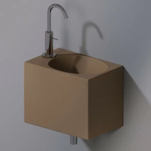 L311T0R1V1.132 Подвесная раковина настенная прямоугольная A. e T. Italia IDEA