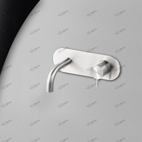 Смеситель для раковины сталь глянцевая Toki Radomonte TKI20L