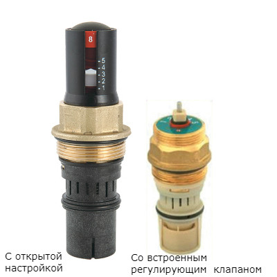 VT.PICC.G.036 Картридж с для стабилизатора расхода VT.PICV Valtec Со встр. рег. клапаном (для корп. G0), 30-400 кПа, 64-1110 л/ч, черный 