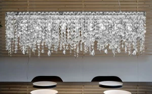 Masiero Подвесная лампа накаливания из окрашенного металла с кристаллами Impero & deco