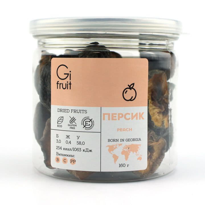 Фрукты сушеные "GIFRUIT Персик" Santreyd 2845 - Вид №1