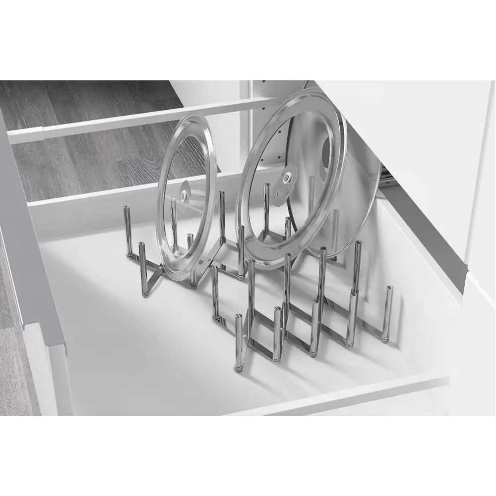 Santreyd Подставка для крышек Mallony - регулируемый органайзер из нержавеющей стали 89384214 STLM-1455360 - Вид №4