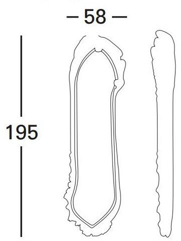 BD Barcelona Design Настенное зеркало Calvet sun-id-1441221 - Вид №2