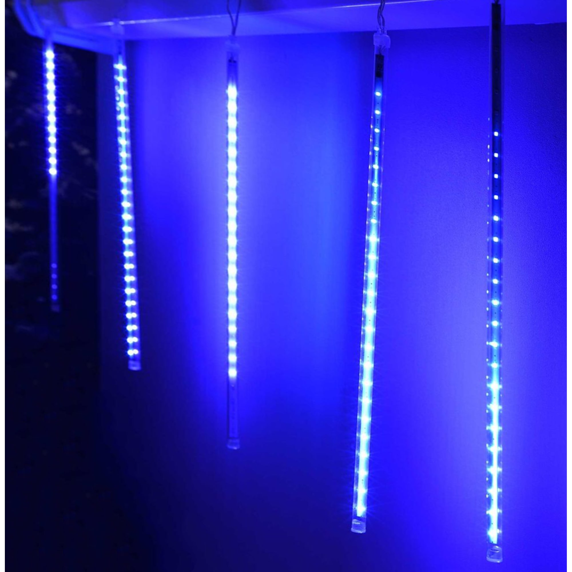 82309547 Электрогирлянда комнатная «Сосульки» 2.4 м 144 LED 8 ламп синий Santreyd 