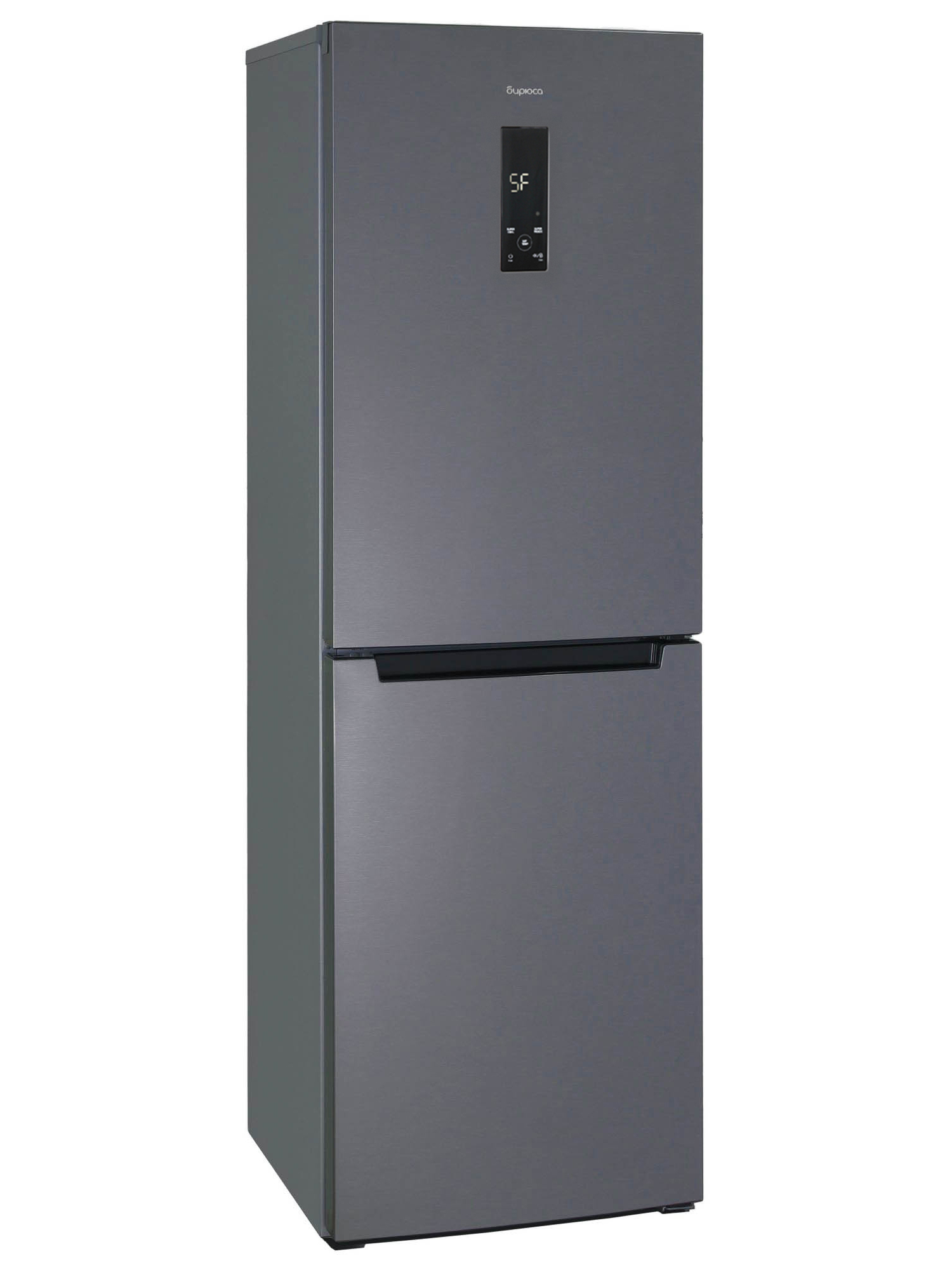 9081560 Холодильник с морозильником   Бирюса W940NF серый STDN-0003495