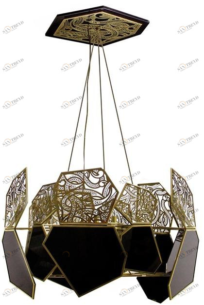 KOKET Подвесной светильник отраженного света из латуни Hypnotic sun-id-1406340