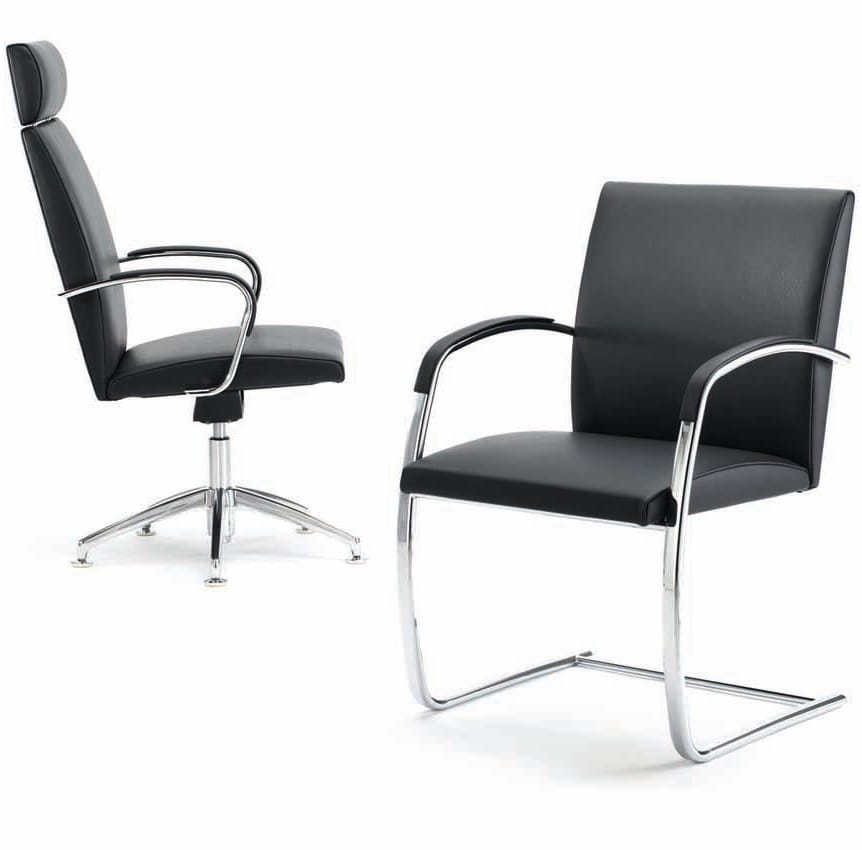 Кожаный консольный стул с подлокотниками Spiegels .prado ARCH-00149674 - Вид №4