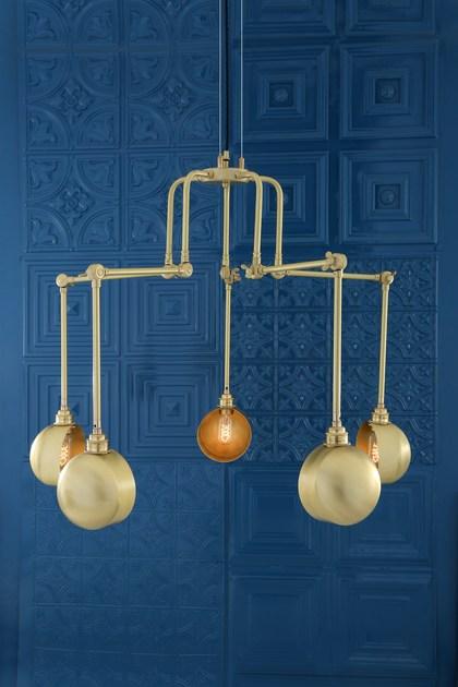Mullan Lighting Регулируемая люстра из латуни  Mlf236  - Вид №1