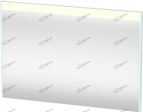 BR700300909 Brioso Зеркало с подсветкой Светло-голубой матовый декор Duravit