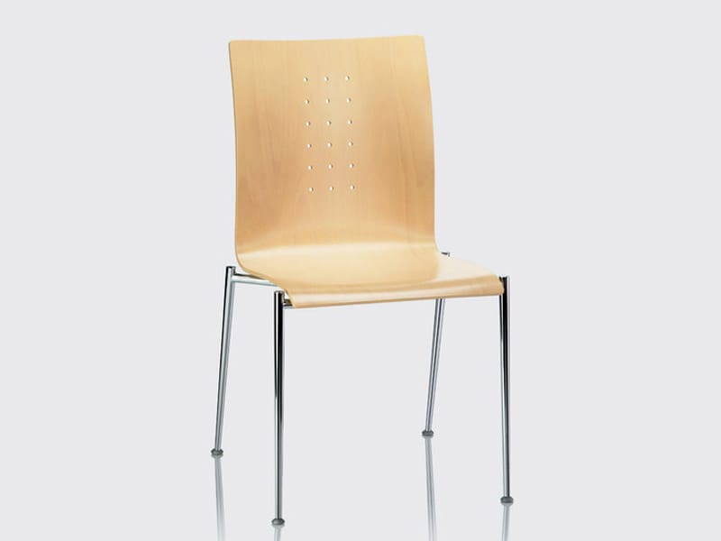 Штабелируемый стул из шпона Brunner ARCH-00077675 - Вид №1