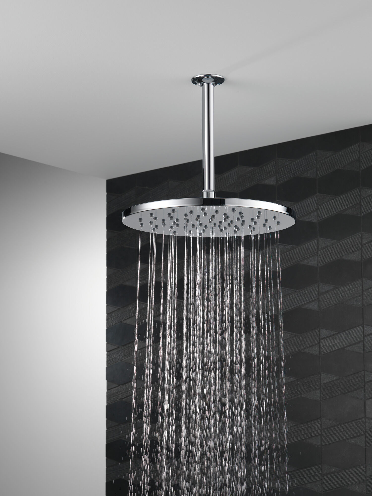 52158 Металлическая душевая лейка Raincan с одинарной настройкой Delta Faucet Universal Showering Хром  - Вид №1