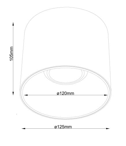Круглый металлический потолочный светильник Maytoni Альфа ARCH-00035119 - Вид №44