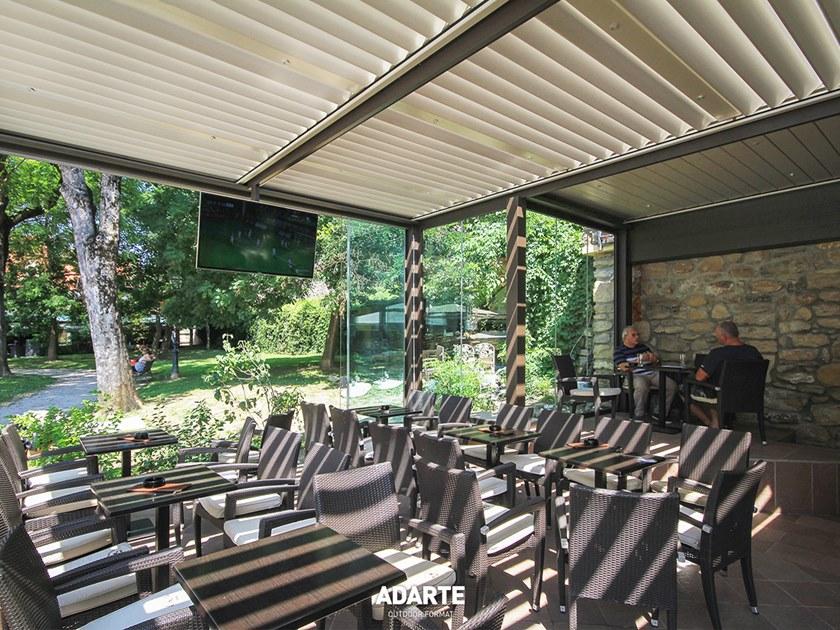 ADARTE Алюминиевая пергола с регулируемыми жалюзи  A105  - Вид №4