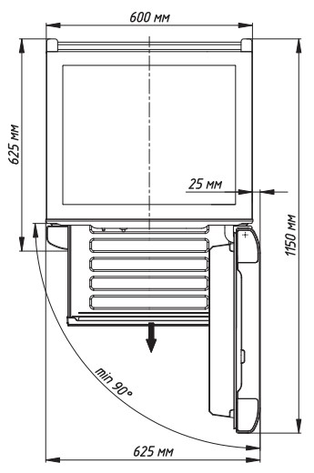 9967572 Холодильник с морозильником   Бирюса G6027 бежевый STDN-0121715 - Вид №4