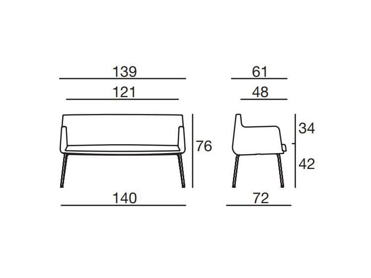 Ткань диван Sesta Ada 4 ARCH-00052351 - Вид №3