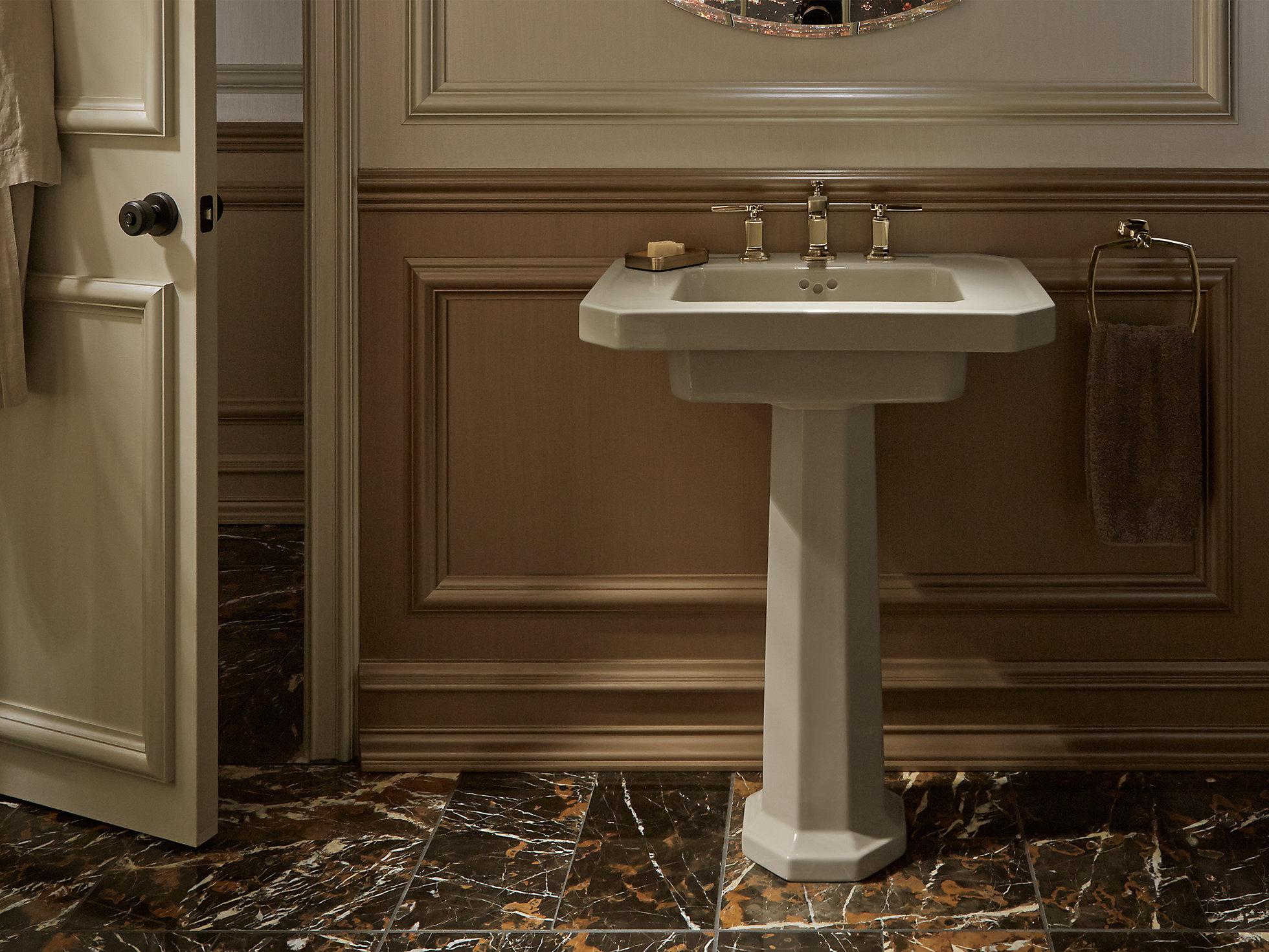 KOHLER Kathryn Пьедестал раковина с 8 шт. K-2322-8-95  - Вид №2