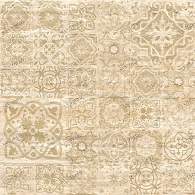 Граните Стоун Травертин декор беж структурированная 1200x1200 Керамика Будущего sun-id-324136