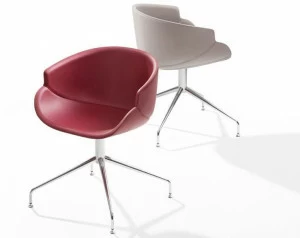 B-LINE Стул на козелке из ткани с подлокотниками