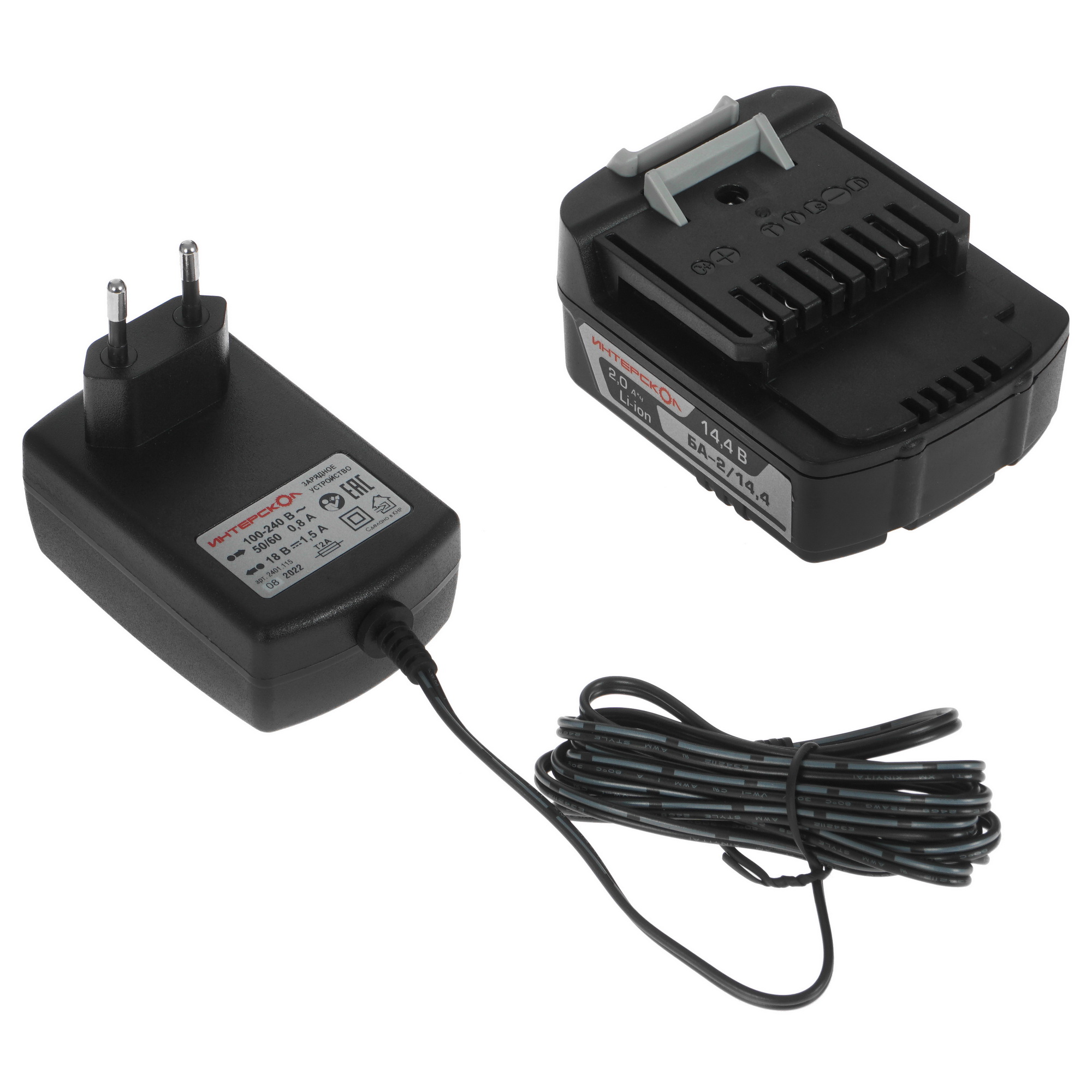 Дрель-шуруповерт Интерскол ДА-10/14.4В 5077148 STDN-0025199 - Вид №6