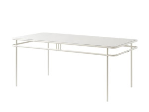 Стальной прямоугольный обеденный стол