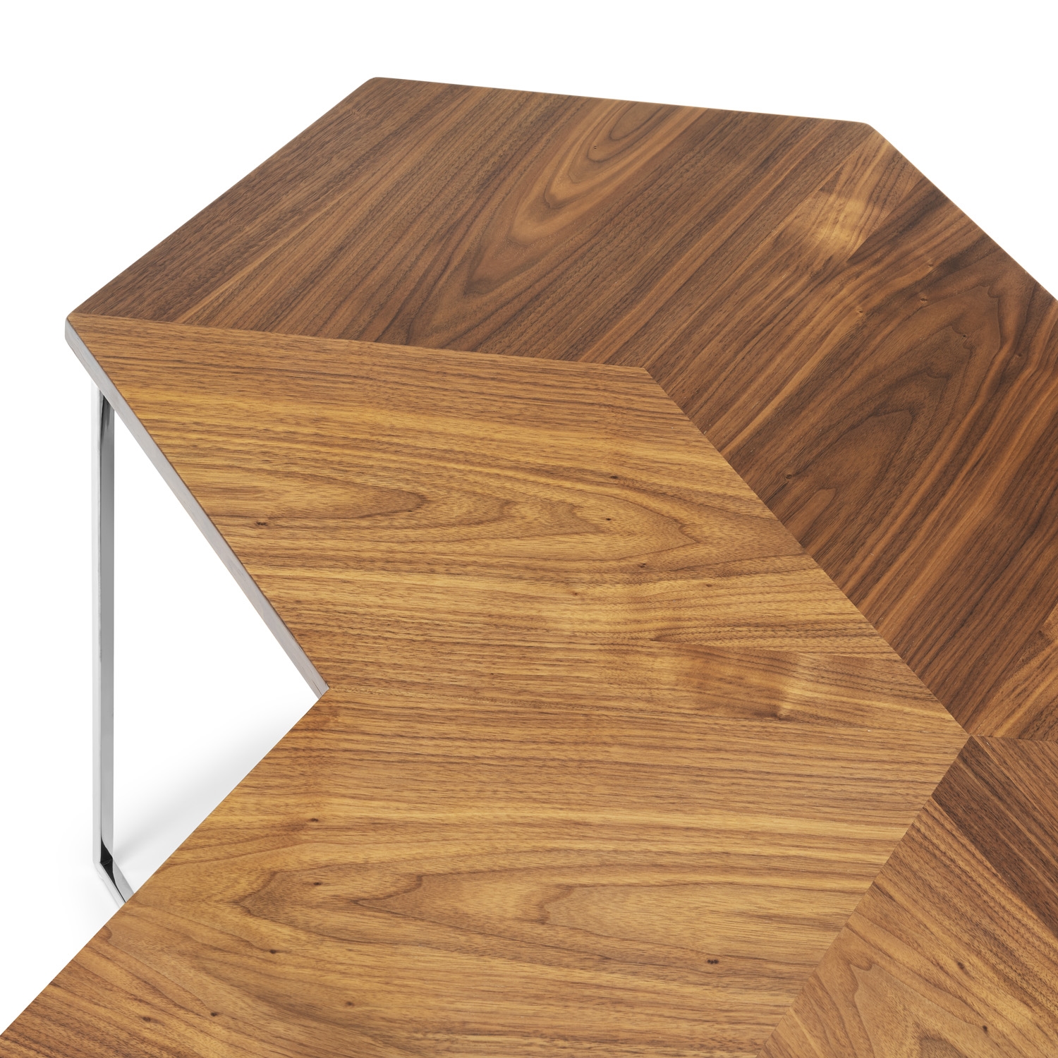 450281-02 ABHIKA КОФЕЙНЫЙ СТОЛ TRIAD H50 120X120 SILVER  - Вид №5