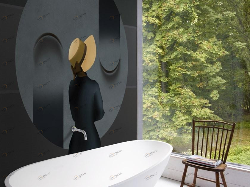 Wall&decò Обои для ванной Wet system 18 sun-id-1344861