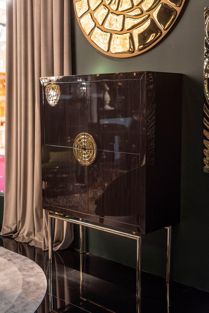 VGnewtrend Комод из черного дерева с распашными дверцами Original sin 7511967.71  - Вид №1