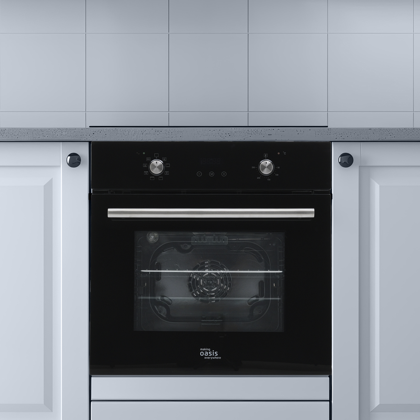 8199351 Электрический духовой шкаф Oasis D-MSB черный STDN-0073886 - Вид №10
