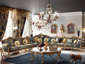 Угловой диван из ткани