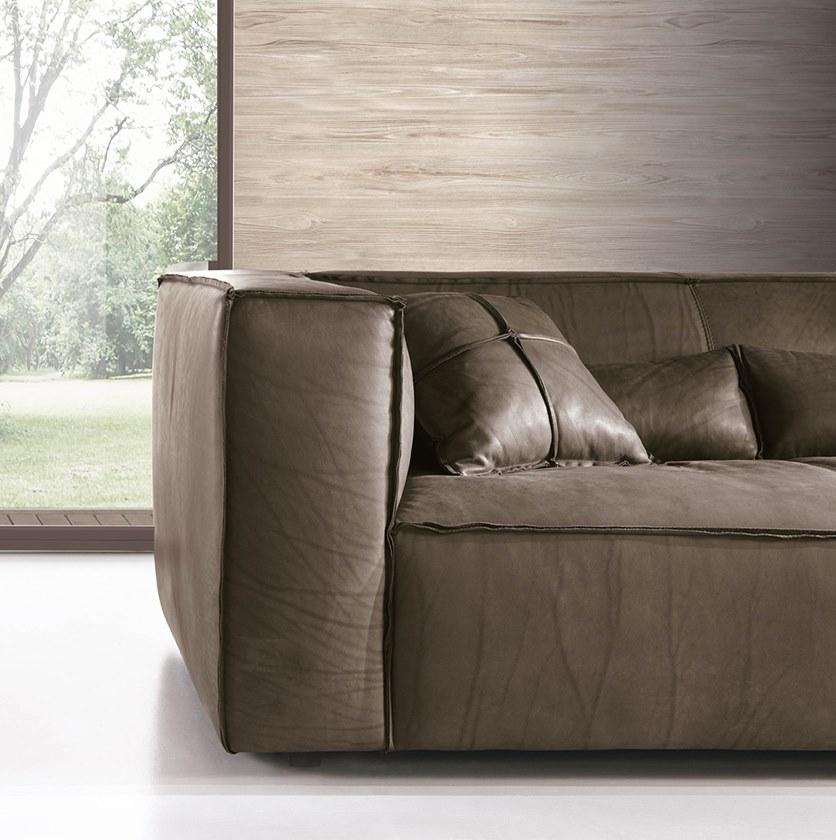 Max Divani 3-х местный кожаный диван Ida sun-id-1435927 - Вид №2