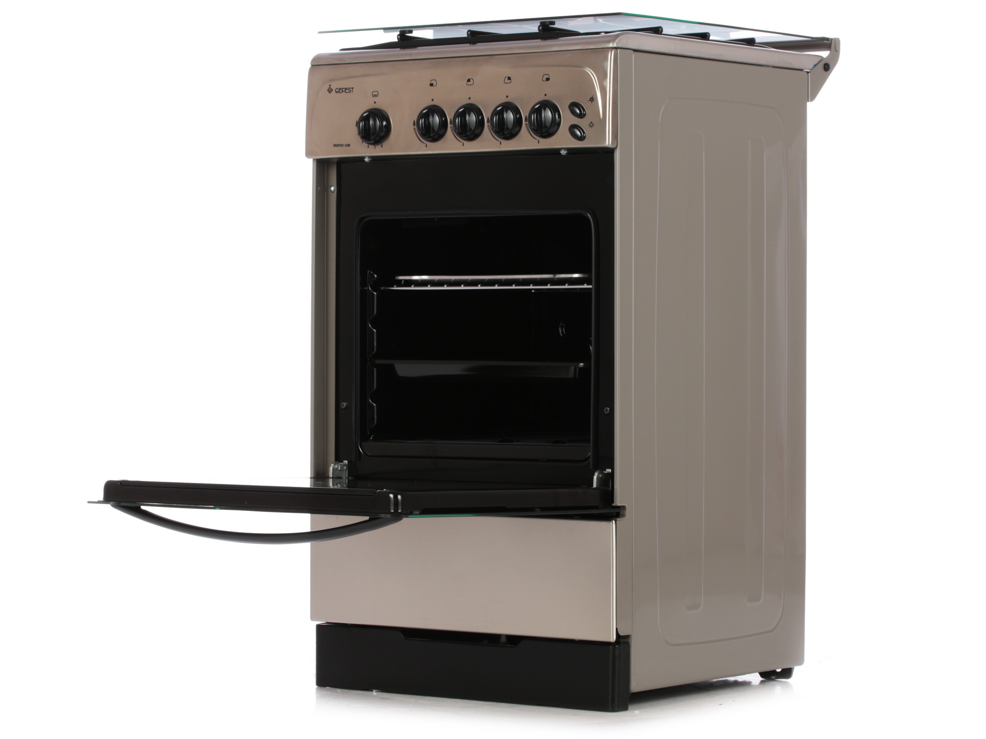 1089277 Газовая плита Gefest 3200-06 К62 серебристый STDN-0110191 - Вид №3