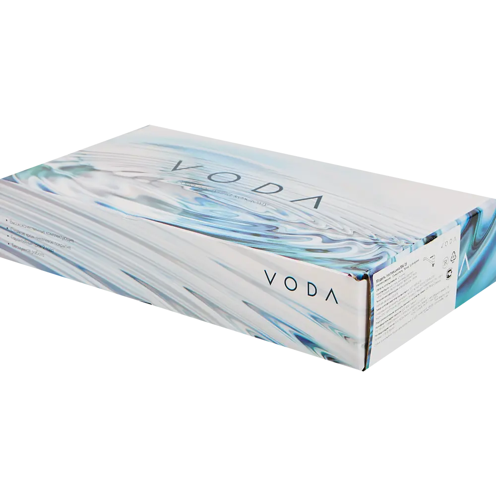 Смеситель для кухни Voda Snow 13.5 см латунь цвет белый SW 05 STLM-2105730 - Вид №4