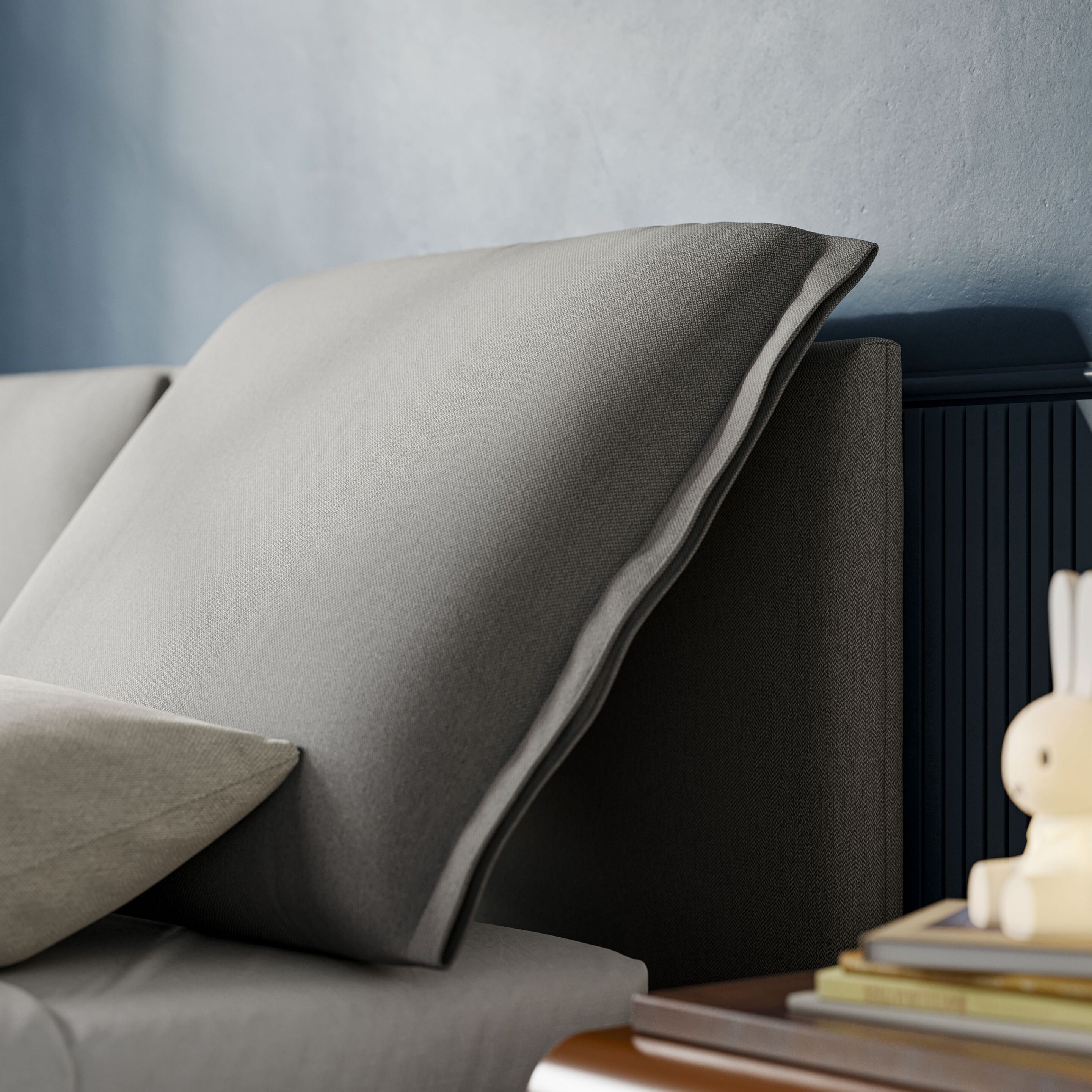 Съемная кровать из ткани с мягким изголовьем Divani.Store NOAH ARCH-00085785 - Вид №1