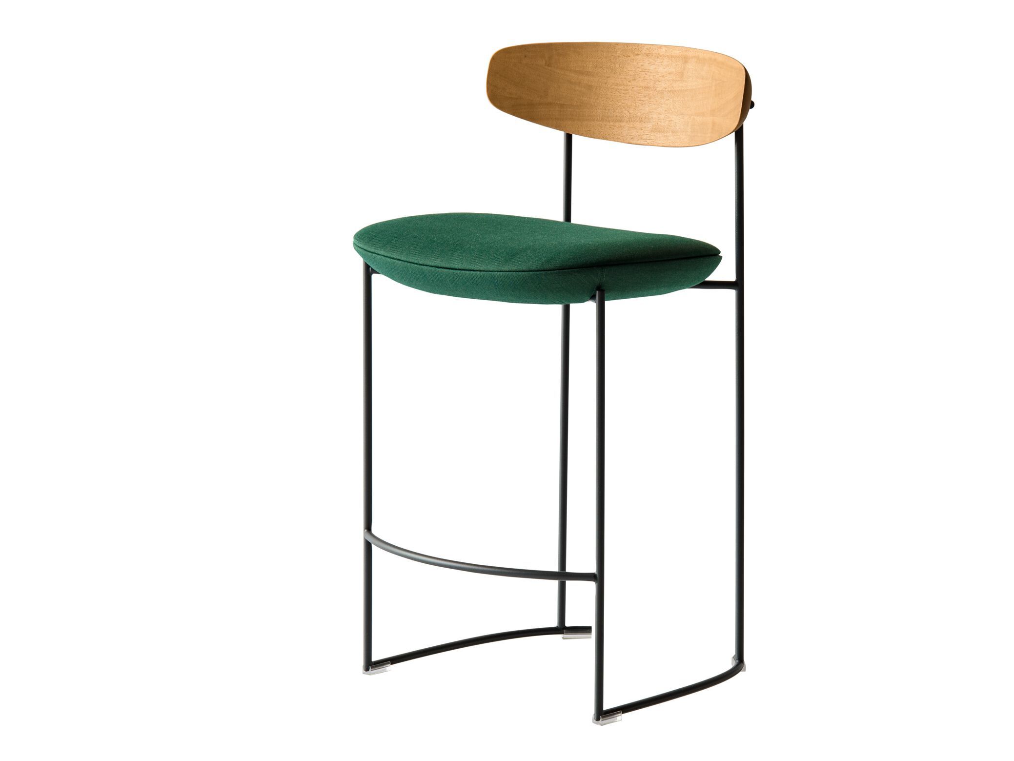 Садовый тканевый и металлический табурет со спинкой Potocco Keel ARCH-00084272