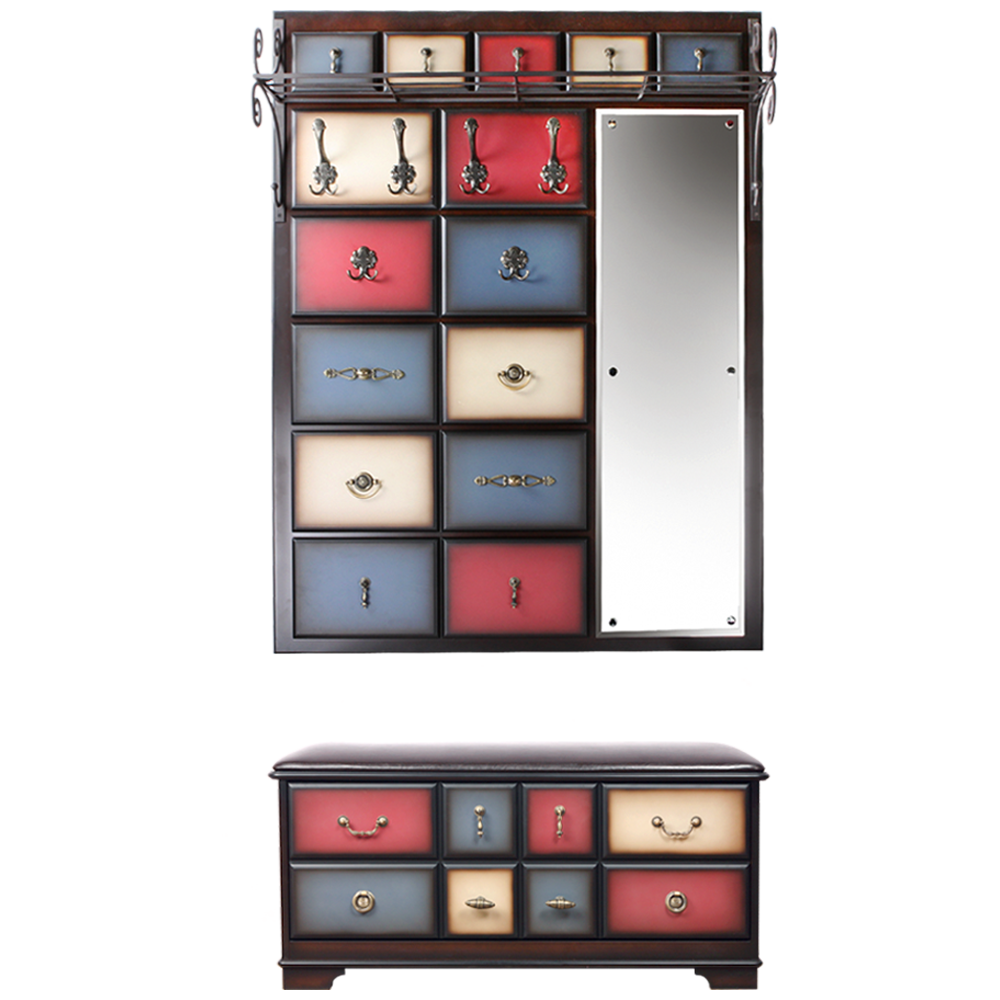 15005,11542 Настенная прихожая с ящиком Пандора 4 Mix BOGACHO 4627139505204, 4627139508922