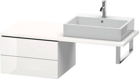 LC583802222 L-Cube Шкафчик для консоли Белый глянцевый декор Duravit - Вид №2