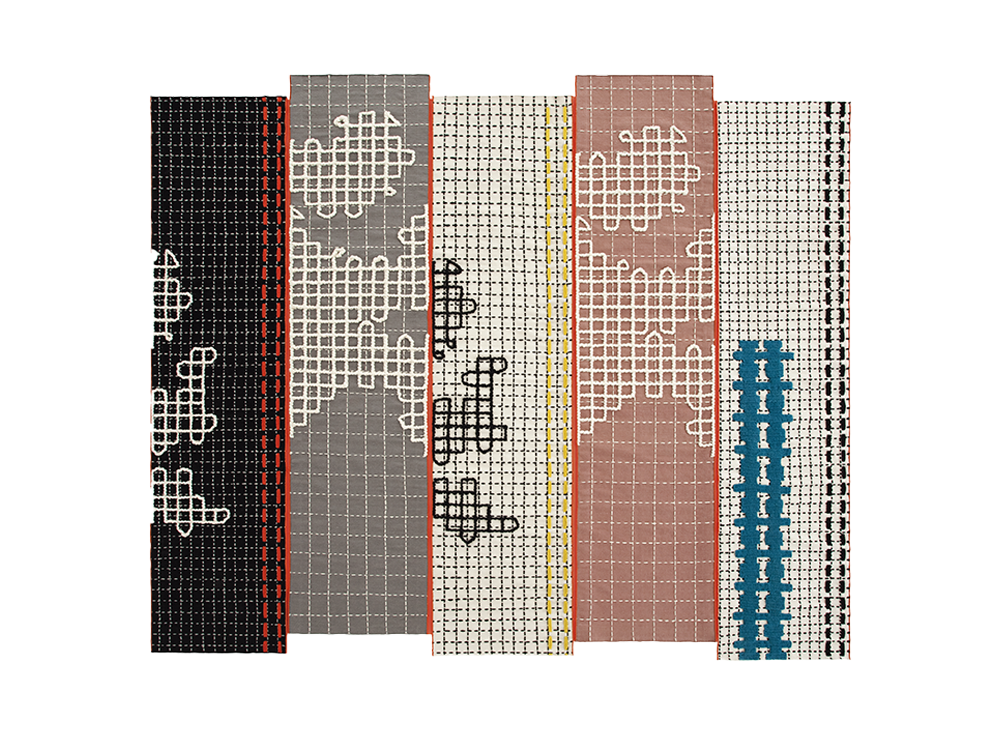 100171 Ковер Alfombras Natural 300 GAN Bandas - Вид №1