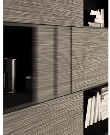 Las Mobili Модульный лакированный шкаф для хранения для офиса с распашными дверцами Elite sun-id-1352480 - Вид №3