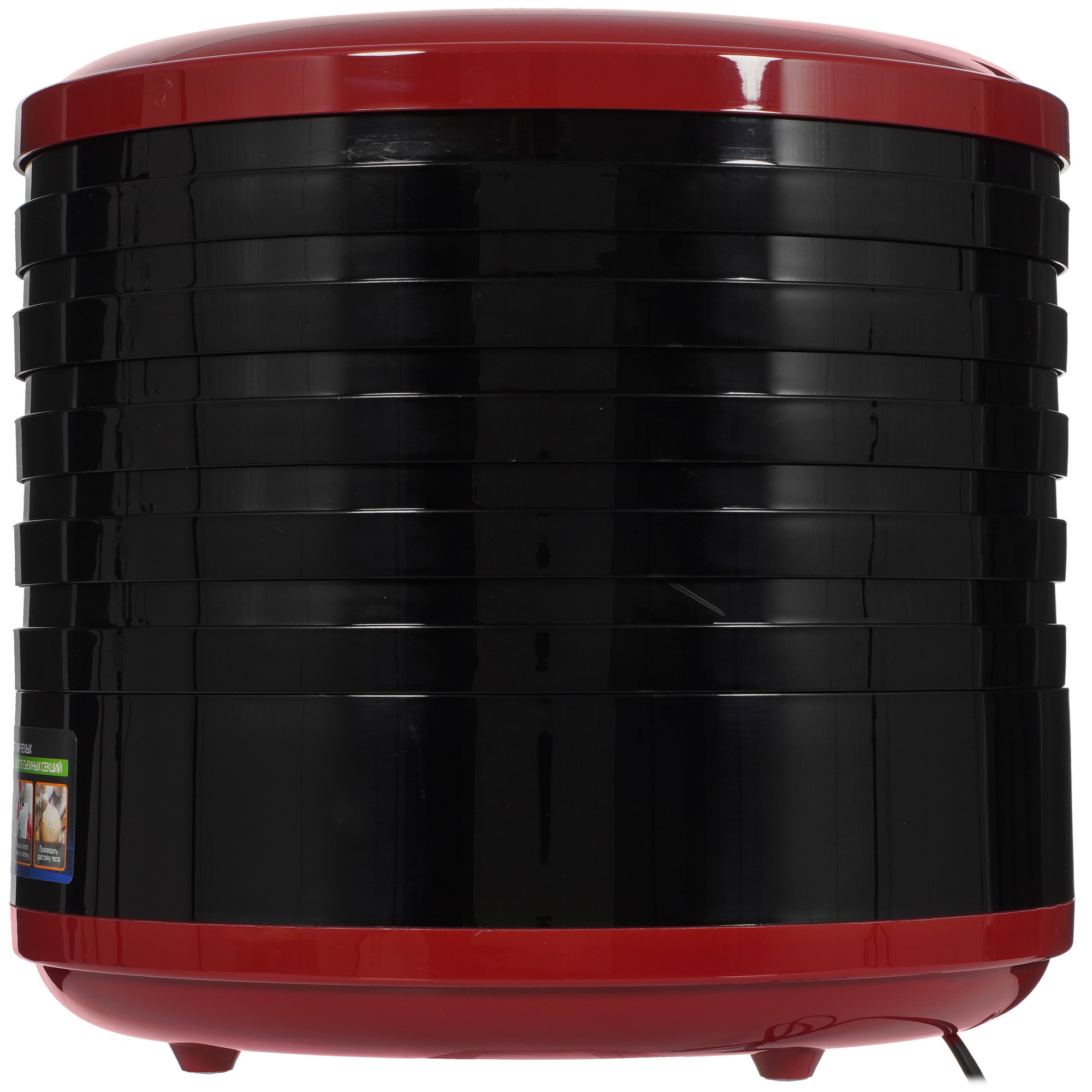 8195702 Сушилка для овощей и фруктов MARTA MT-1870 красный STDN-0093624 - Вид №2