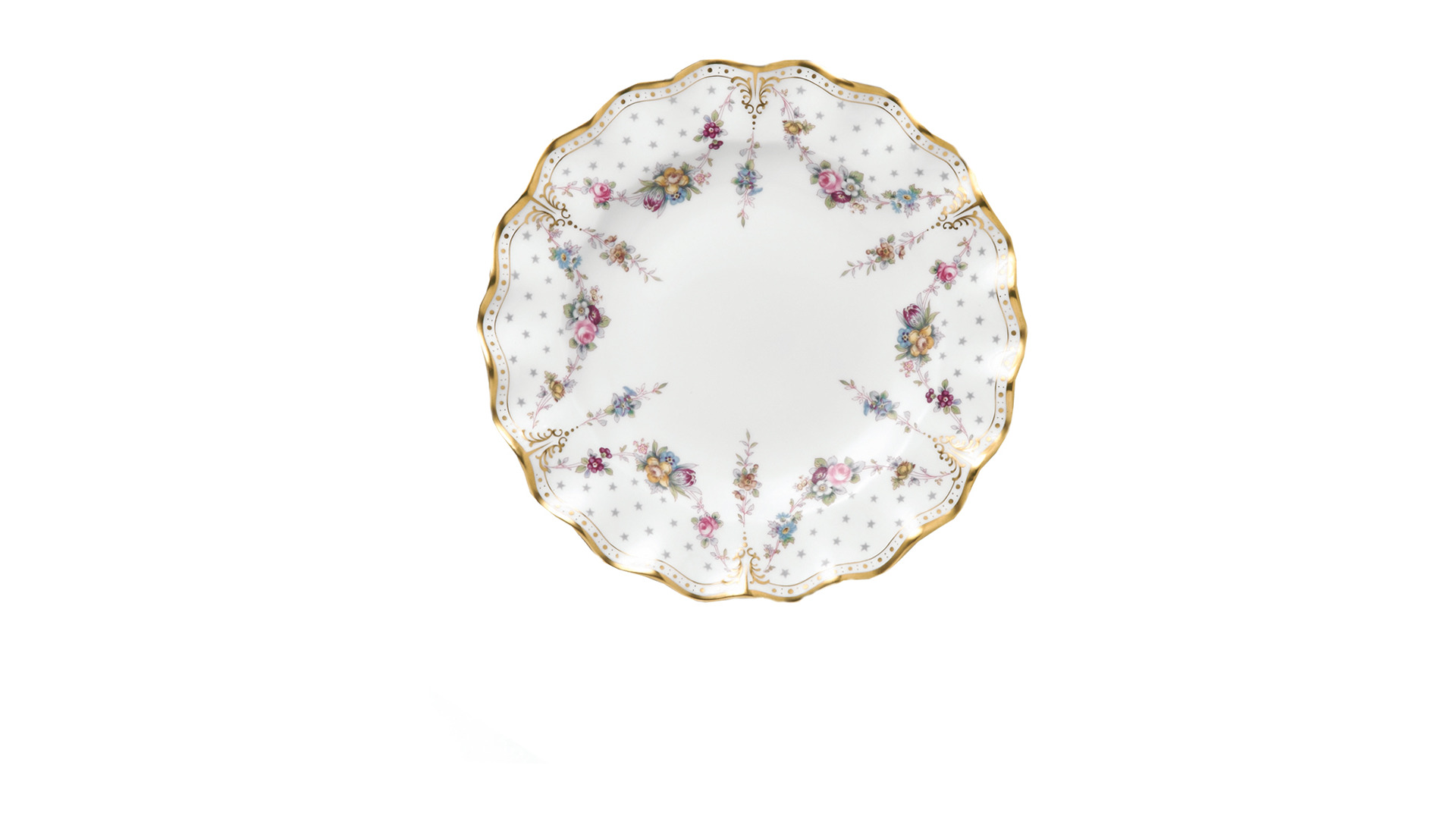 10676170 Royal Crown Derby Сервиз столовый Royal Crown Derby Роял Антуанетта на 6 персон 21 предмет, фарфор Фарфор костяной  - Вид №3