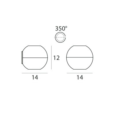 Linea Light 6611 Pelota настенный 77385 - Вид №2