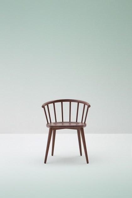Billiani Стул из бука с подлокотниками W. 605 - Вид №8
