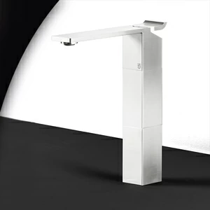 Смеситель для раковины OKAMI OKM3L серебристый глянцевый