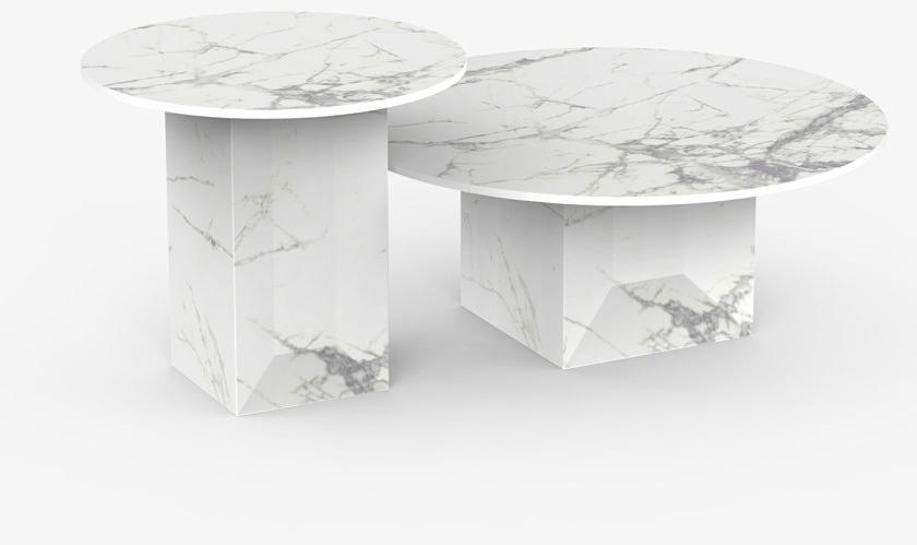 Miter Низкий сервисный столик из керамогранита Ori sun-id-1472414 - Вид №4