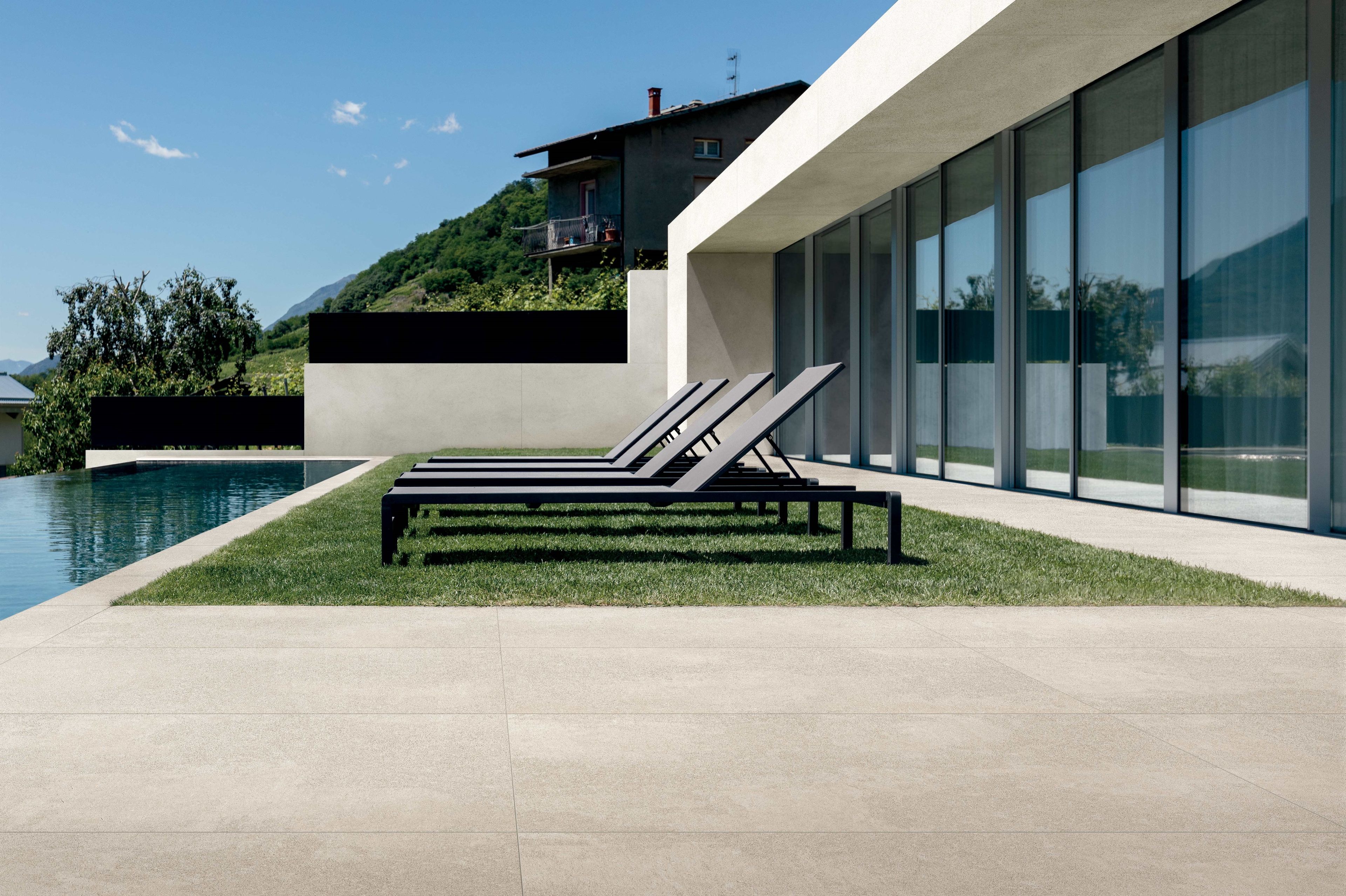 Пол / облицовка керамогранита для внутреннего и наружного применения с эффектом цемента Florim Ceramiche SENSI ARCH-00151192 - Вид №31