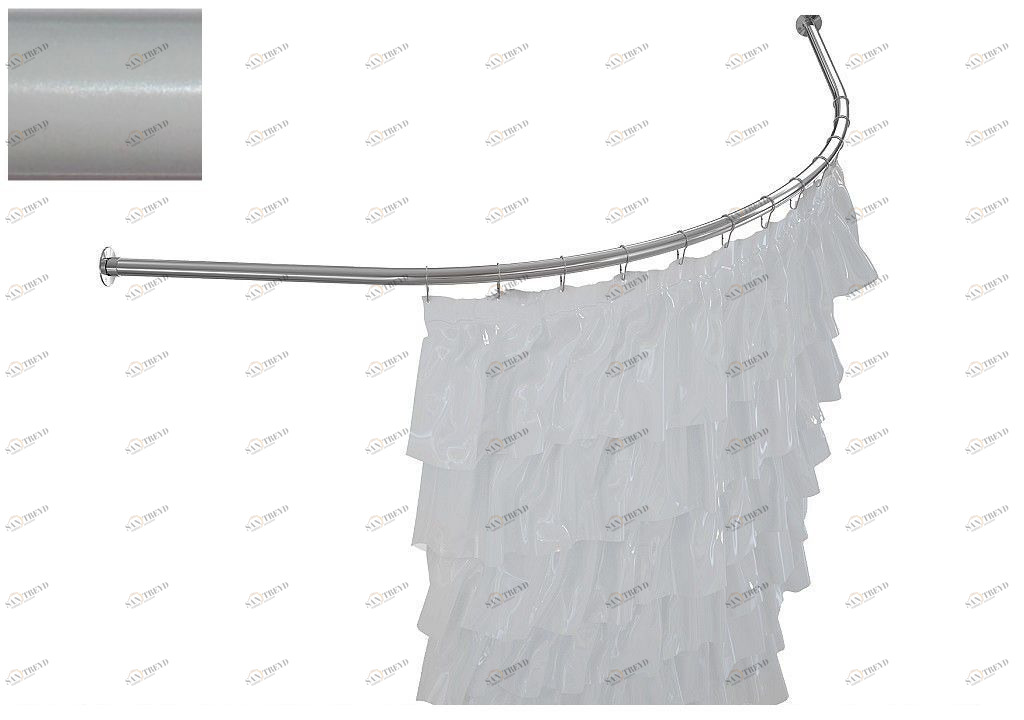 Карниз для ванны Aquanet Vitoria полукруглый 130x130 белый 00241562