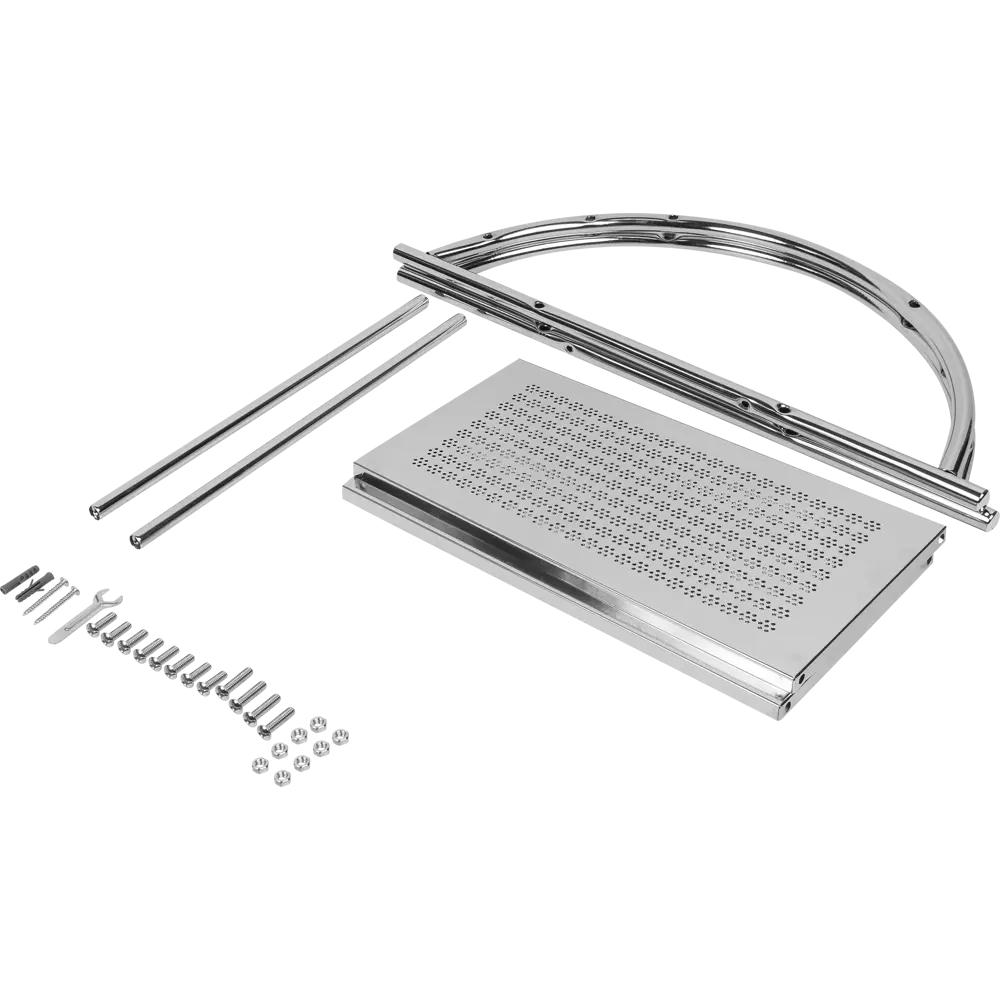 Полка для ванной Swensa двухъярусная с полочками металл SWFL STLM-2102548 - Вид №4